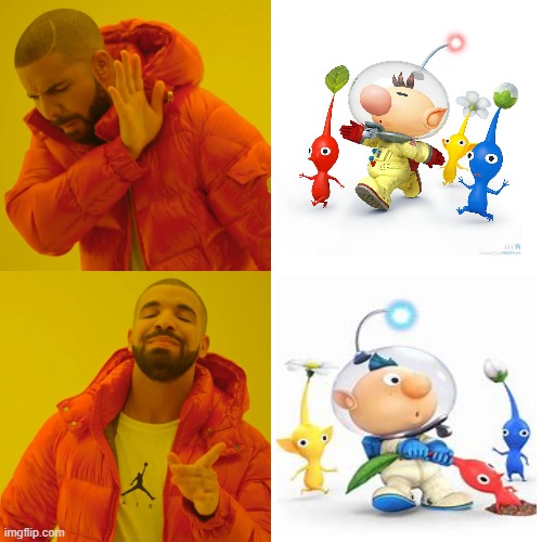 Alph poggers | image tagged in memes,drake hotline bling | made w/ Imgflip meme maker
