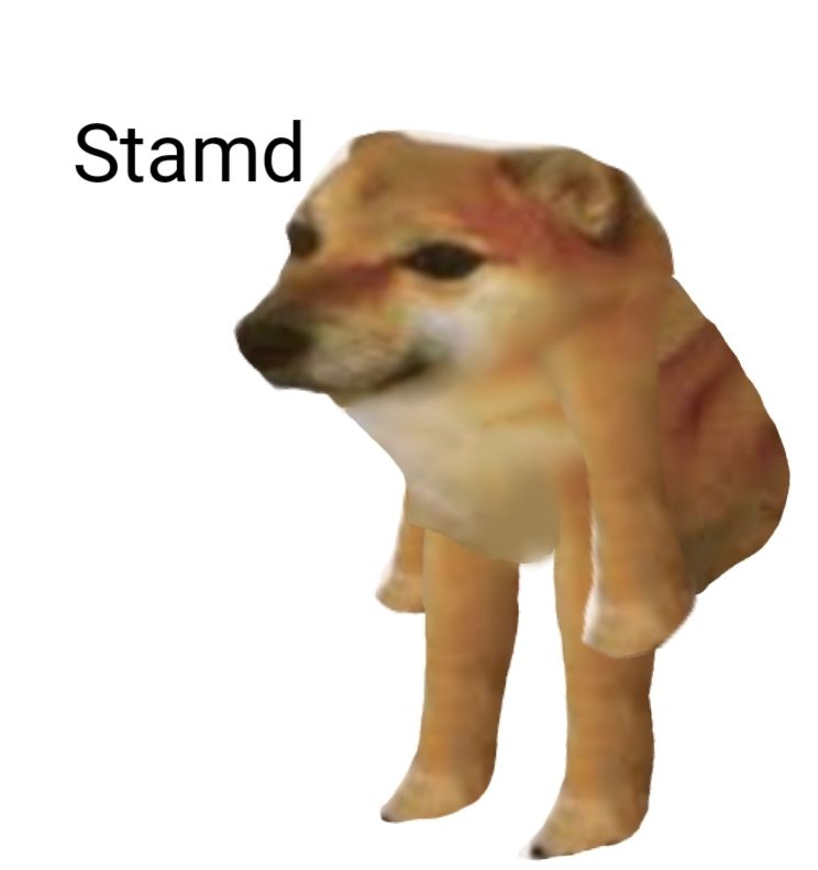 standing cheems Memes Imgflip