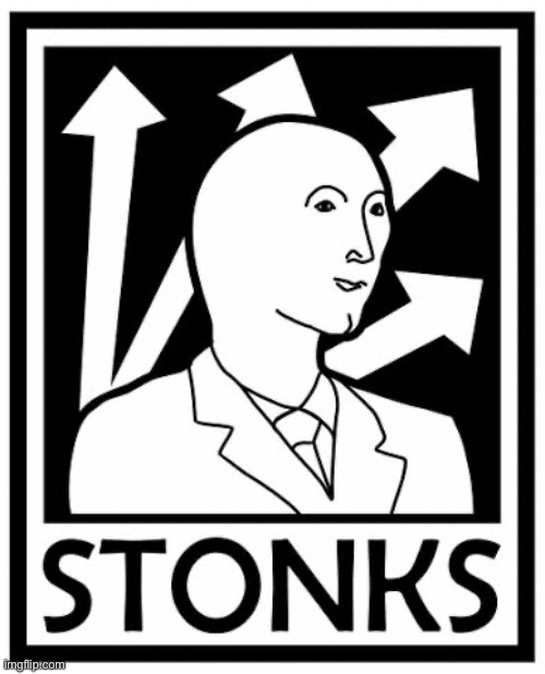Stonks cartoon | image tagged in stonks cartoon,cartoon,stonks,popular templates,meme man,black and white | made w/ Imgflip meme maker