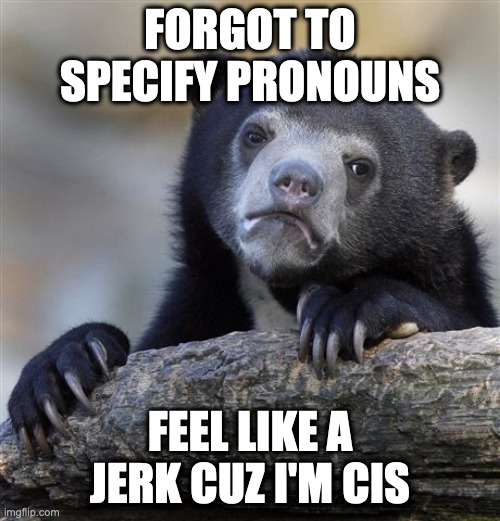 Confession Bear Meme - Imgflip