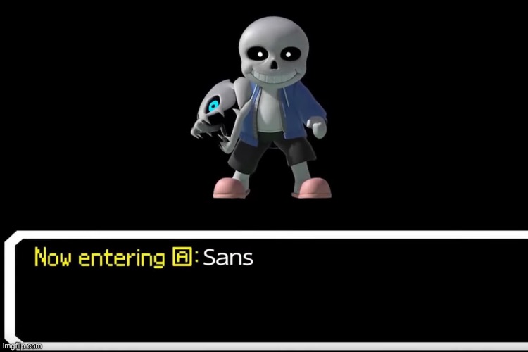 Smash Bros sans | image tagged in smash bros sans | made w/ Imgflip meme maker