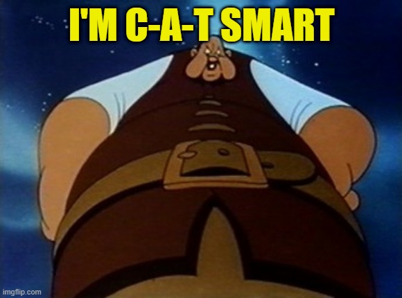 Bugs Bunny | I'M C-A-T SMART | image tagged in cartoons | made w/ Imgflip meme maker