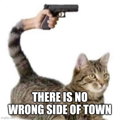 THERE IS NO WRONG SIDE OF TOWN | made w/ Imgflip meme maker