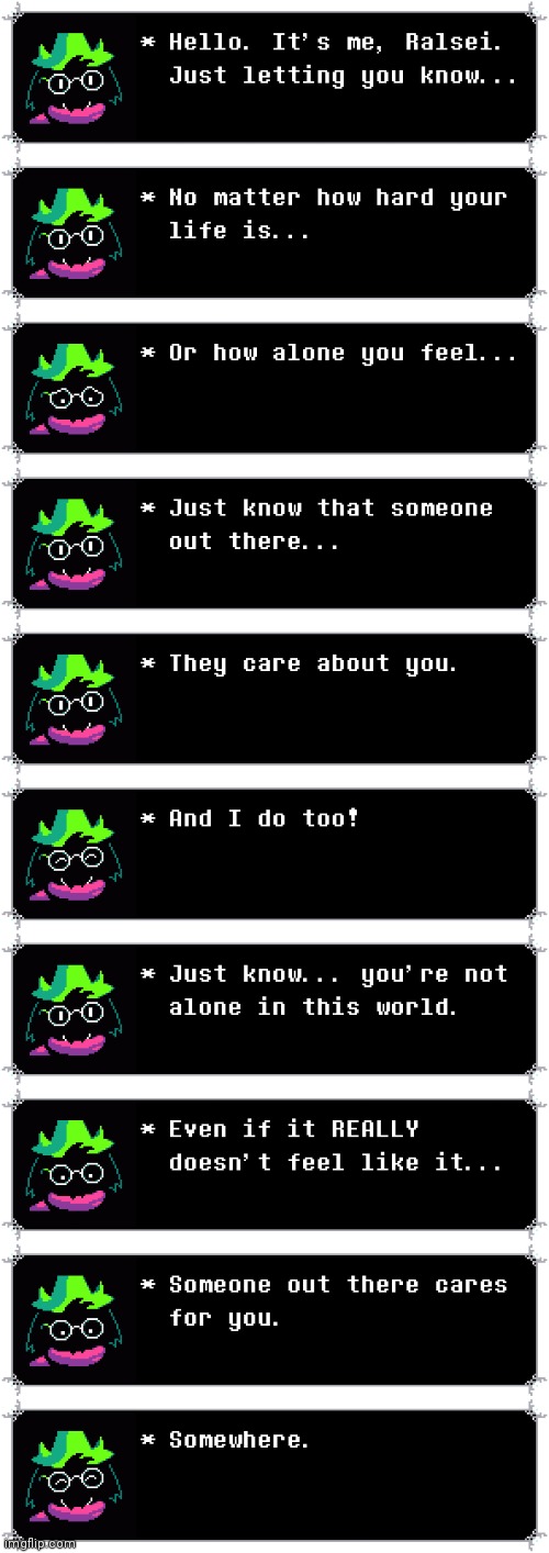 image tagged in ralsei | made w/ Imgflip meme maker