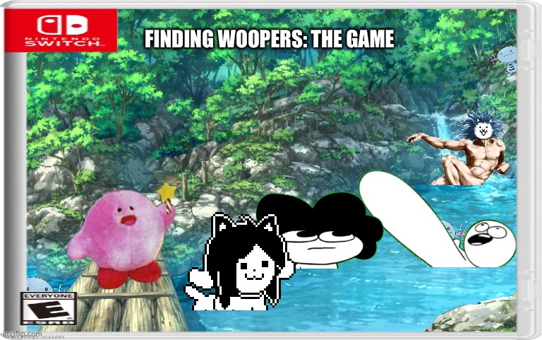 Finding Woopers: the game | FINDING WOOPERS: THE GAME | image tagged in memes,funny,nintendo switch,pokemon,find,crossover | made w/ Imgflip meme maker