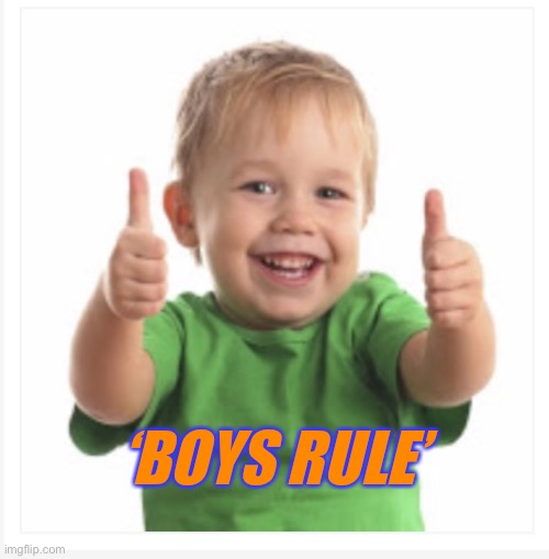 ‘BOYS RULE’ | made w/ Imgflip meme maker
