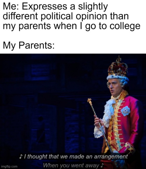 this is true XD | image tagged in hamilton,king george,funny,memes,history,musicals | made w/ Imgflip meme maker