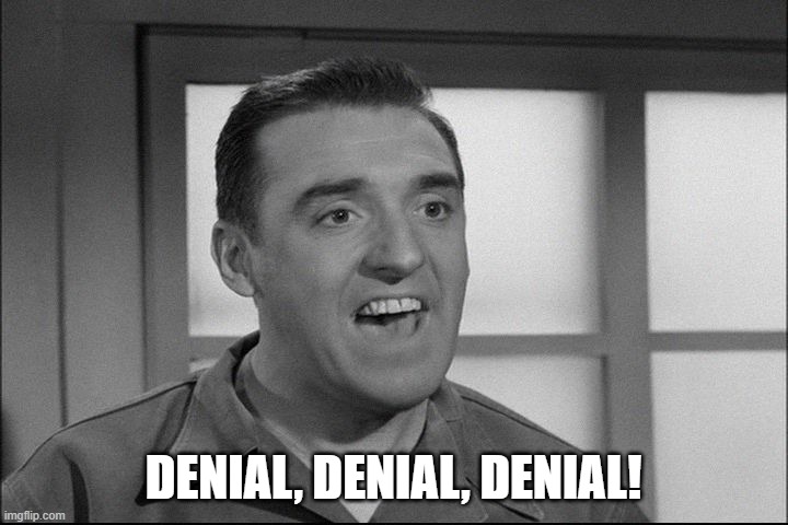 He didn't lie to the American people! | DENIAL, DENIAL, DENIAL! | image tagged in trump | made w/ Imgflip meme maker