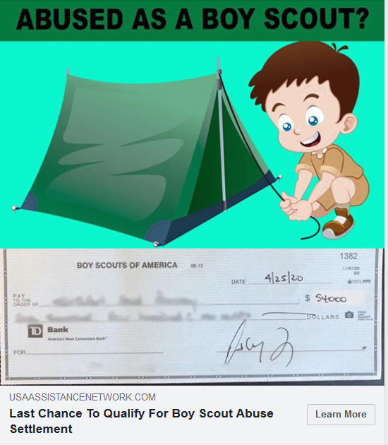 boy scout lawsuit abuse Blank Meme Template