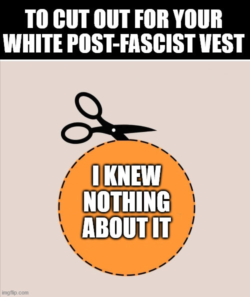 white vest sticker | image tagged in politics | made w/ Imgflip meme maker