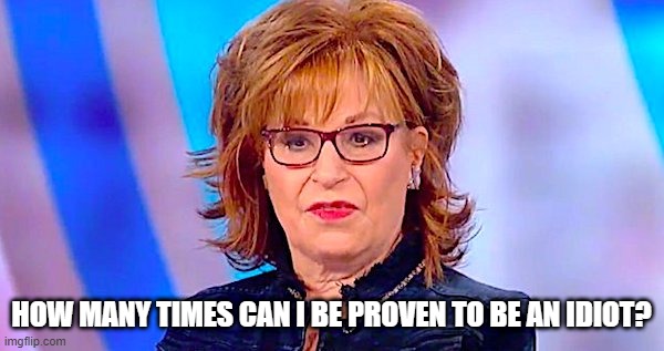 Joy Behar is Ugly | HOW MANY TIMES CAN I BE PROVEN TO BE AN IDIOT? | image tagged in joy behar is ugly | made w/ Imgflip meme maker