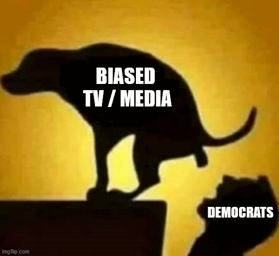Garbage In Democrats' Mouths, Garbage Out | BIASED 
TV / MEDIA; DEMOCRATS | image tagged in trump,biden,election,covid,donald trump,joe biden | made w/ Imgflip meme maker