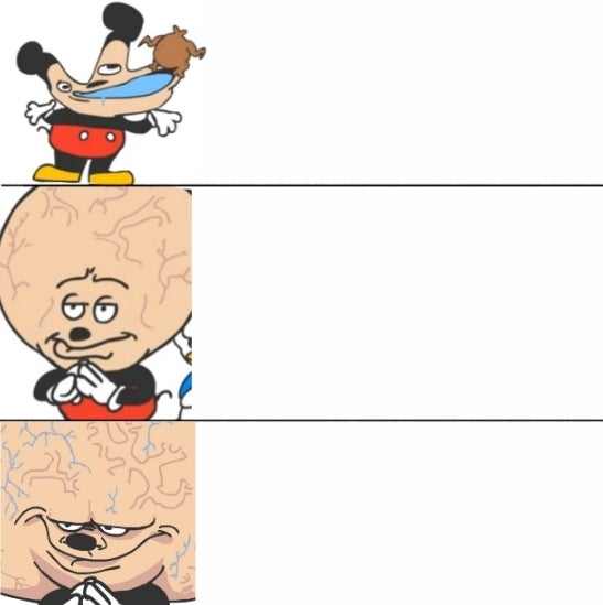 Mokey Big Brain Blank Meme Template