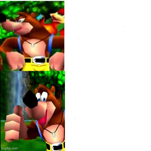 Banjo Hotline Bling Blank Meme Template