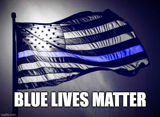 Blue Lives Matter | BLUE LIVES MATTER | image tagged in blue lives matter | made w/ Imgflip meme maker