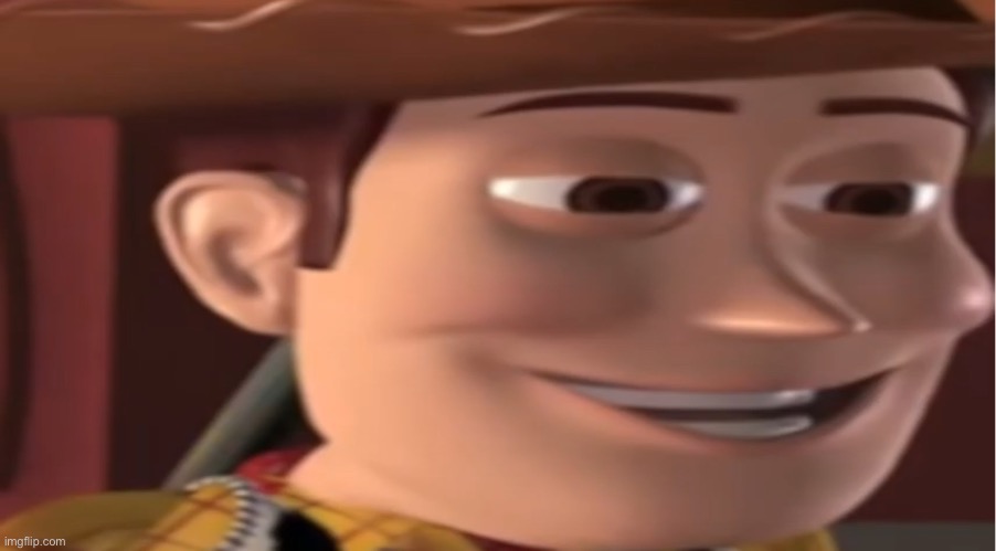 Troll face Woody | image tagged in troll face woody | made w/ Imgflip meme maker