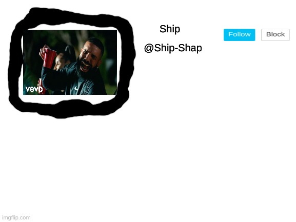 Ship-Shap announcement Blank Meme Template