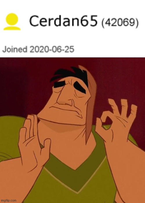 Nice | image tagged in when x just right,memes,420,69 | made w/ Imgflip meme maker