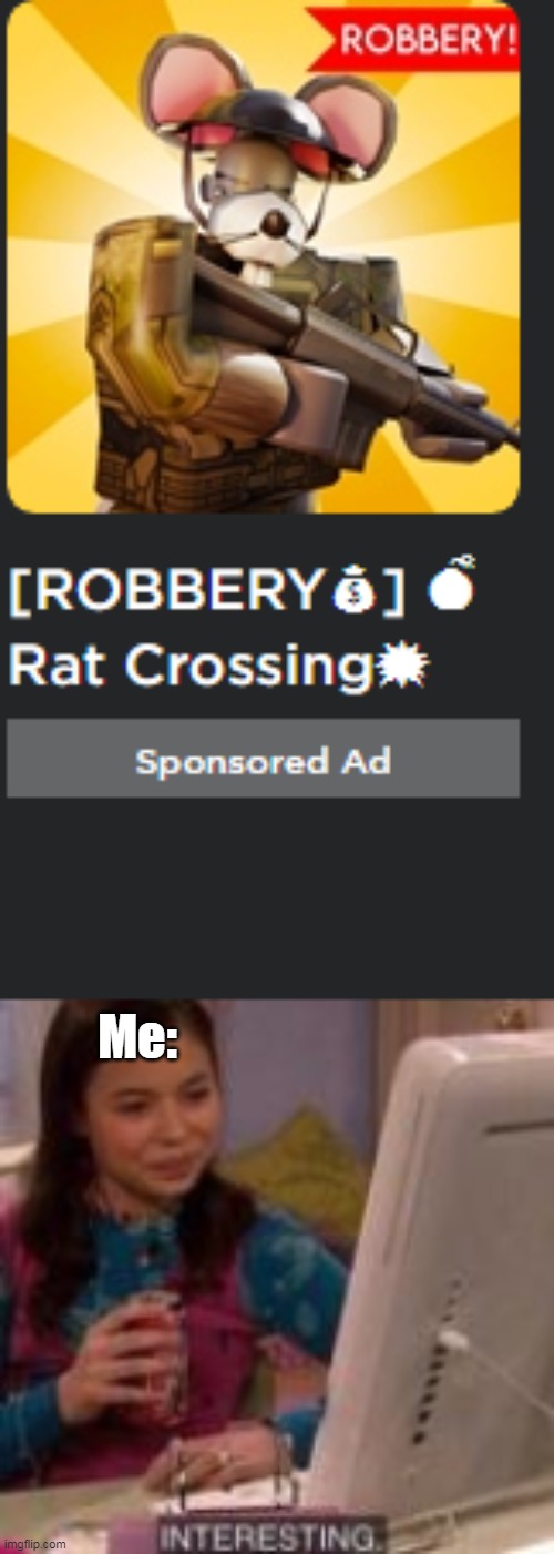 Roblox Meme Memes Gifs Imgflip - rat crossing roblox