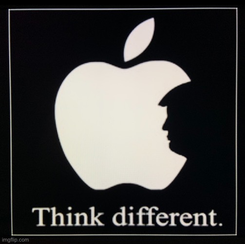 Think different. | image tagged in president trump,donald trump,trump,trump supporters,election 2020,great idea | made w/ Imgflip meme maker