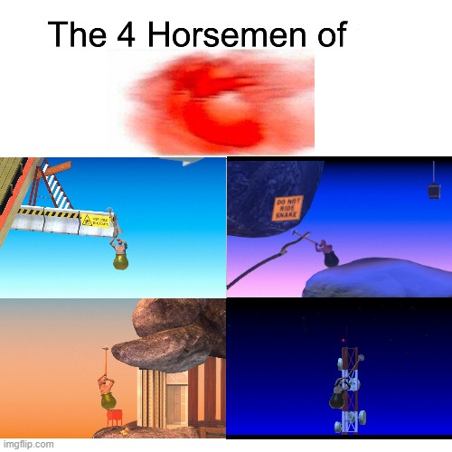 The four horsemen | image tagged in four horsemen | made w/ Imgflip meme maker