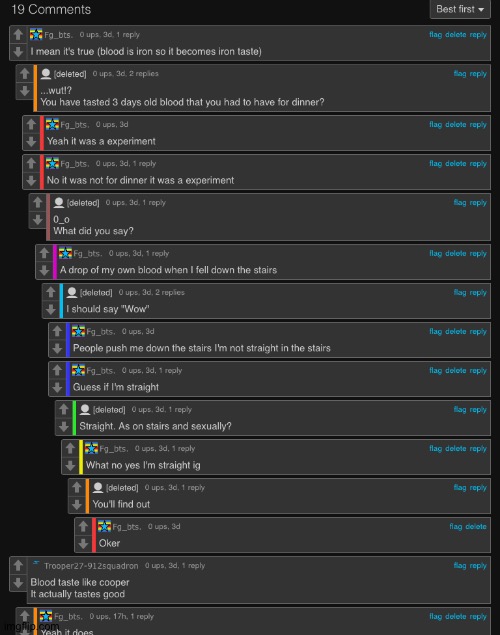 This is cursed comments of a cursed comments (I'm not sure if this counts) | made w/ Imgflip meme maker