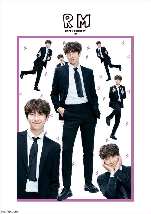 Happy birthday namjoonie | made w/ Imgflip meme maker