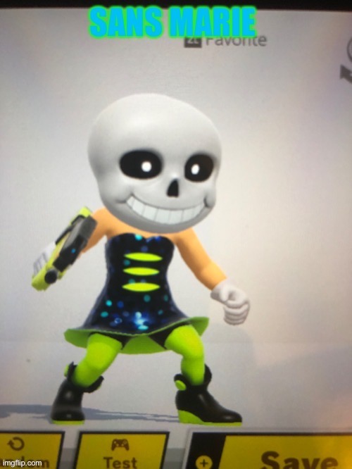 Just something I made from the smash_Ultimate stream since there’s a sans mask | image tagged in super smash bros,sans,marie,splatoon,undertale,memes | made w/ Imgflip meme maker