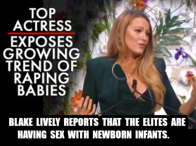 The Satanic Left has gone too far - sex with infants! Blank Meme Template