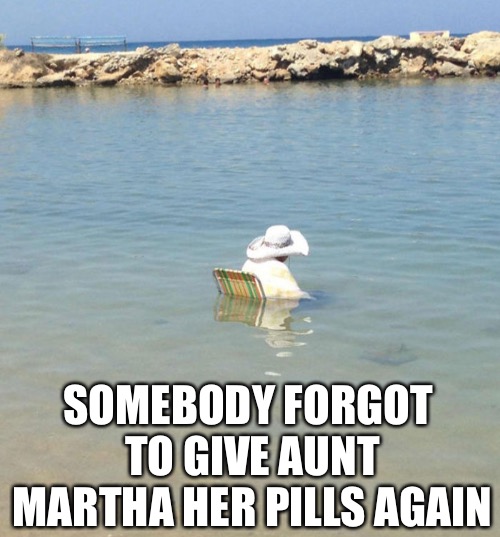 Aunt Martha | SOMEBODY FORGOT 
TO GIVE AUNT MARTHA HER PILLS AGAIN | image tagged in funny memes | made w/ Imgflip meme maker