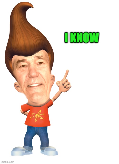 I KNOW | image tagged in jimmy lewtron | made w/ Imgflip meme maker