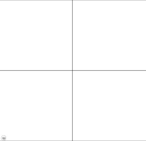 High Quality 4 panel blank (1×1) Blank Meme Template