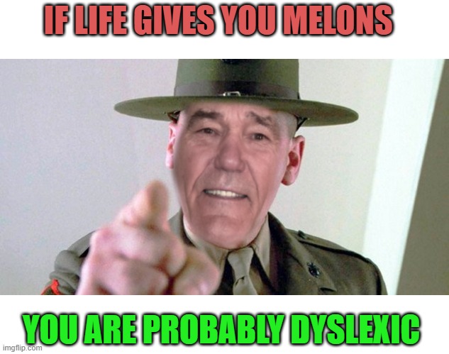 joke | IF LIFE GIVES YOU MELONS; YOU ARE PROBABLY DYSLEXIC | image tagged in kewl,joke | made w/ Imgflip meme maker