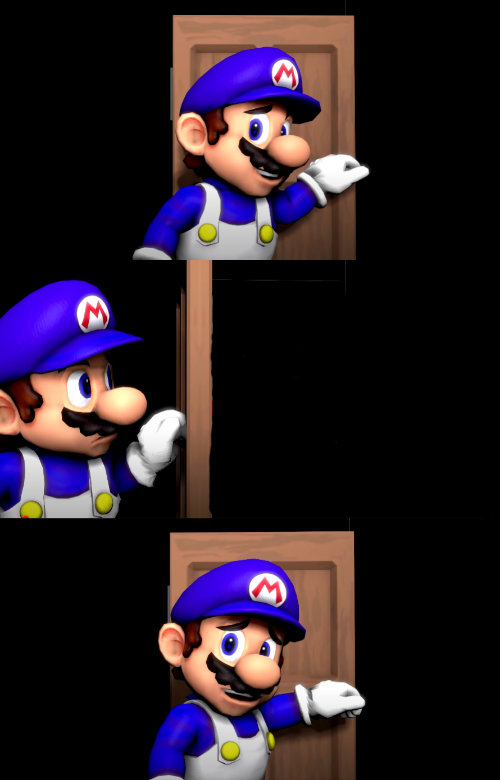Smg4 door with no text Blank Meme Template