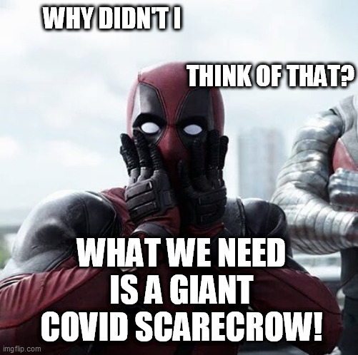 Deadpool Surprised Meme | WHY DIDN'T I                                                                                                                 THINK OF THAT?  | image tagged in memes,deadpool surprised | made w/ Imgflip meme maker