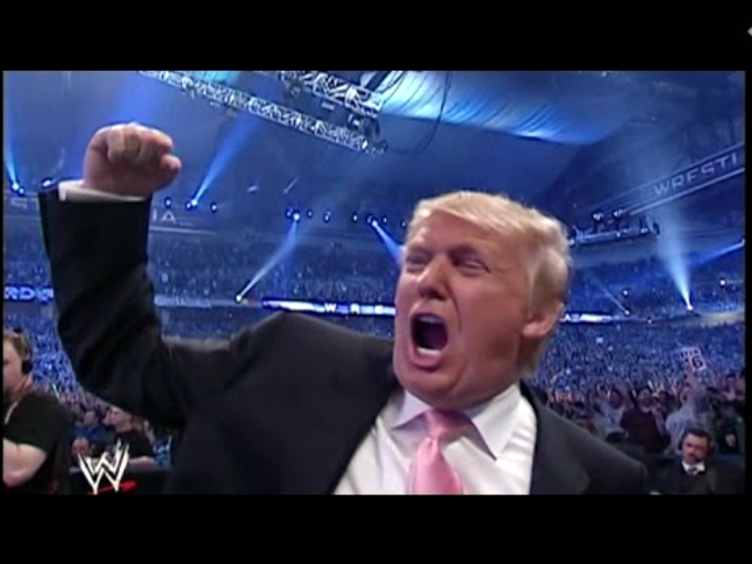 Trump WWE Blank Meme Template