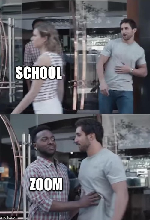 Bro, Not Cool. | SCHOOL ZOOM | image tagged in bro not cool | made w/ Imgflip meme maker