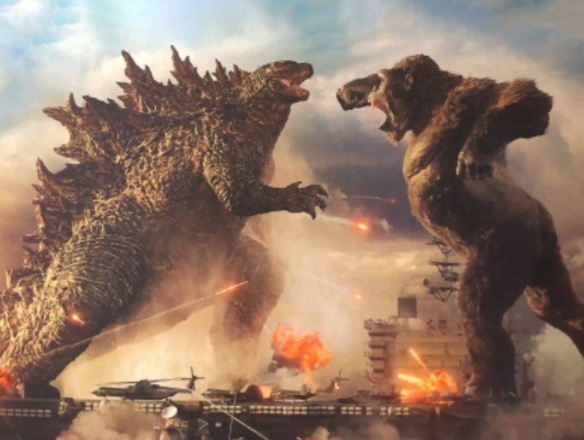 Godzilla VS. kong Blank Meme Template