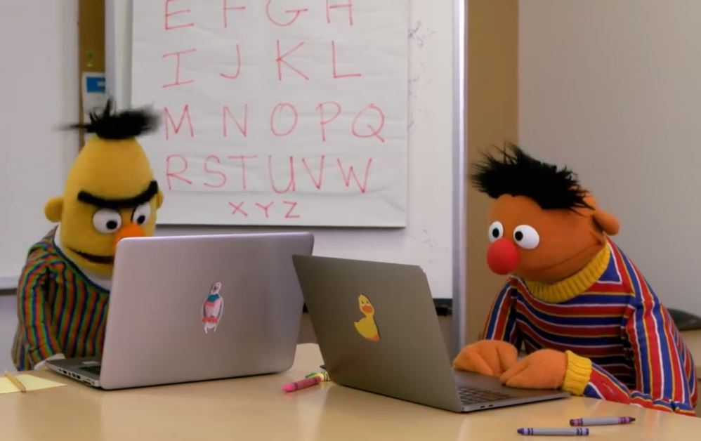 High Quality Ernie & bert Blank Meme Template