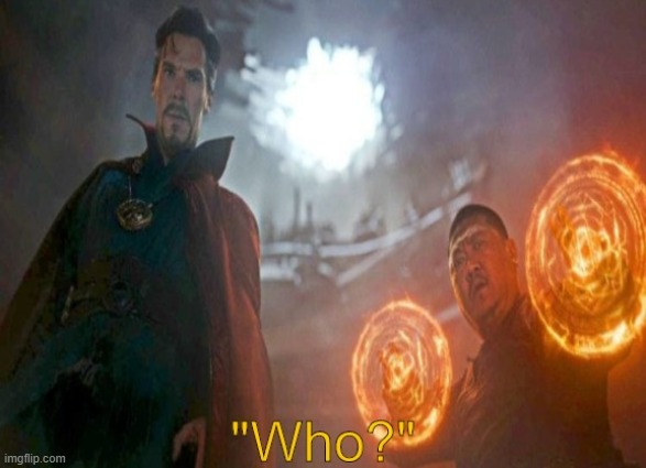 Who? | image tagged in who | made w/ Imgflip meme maker