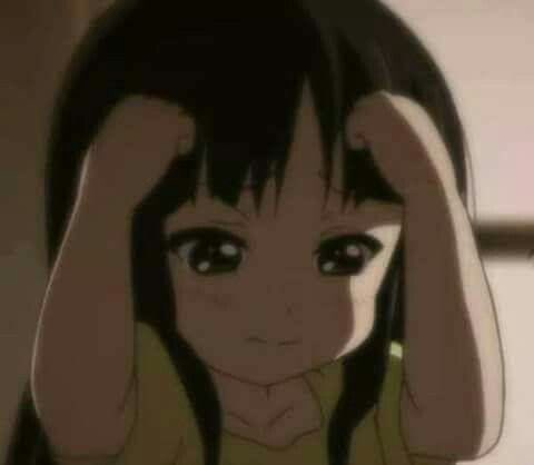 anime little girl crying