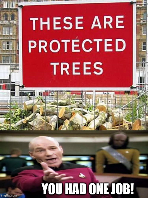 You had ONE job! | YOU HAD ONE JOB! | image tagged in epic fail,funny,memes,picard,wtf,task failed successfully | made w/ Imgflip meme maker