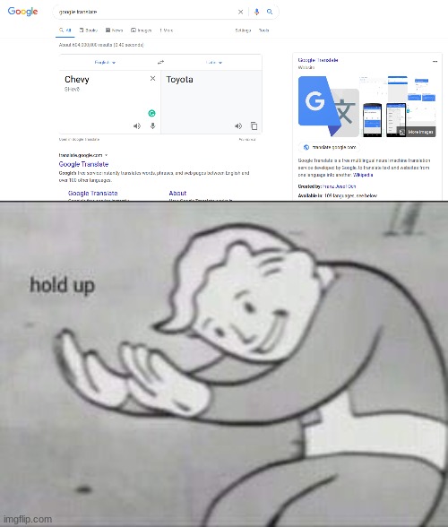 Wait- | image tagged in fallout hold up | made w/ Imgflip meme maker