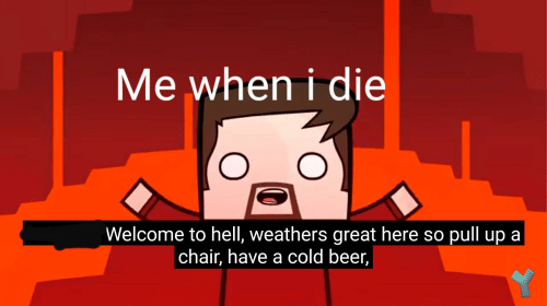 Welcome To Hell Weathers Great Here Blank Template Imgflip