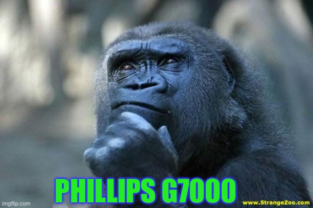 Deep Thoughts | PHILLIPS G7000 | image tagged in deep thoughts | made w/ Imgflip meme maker