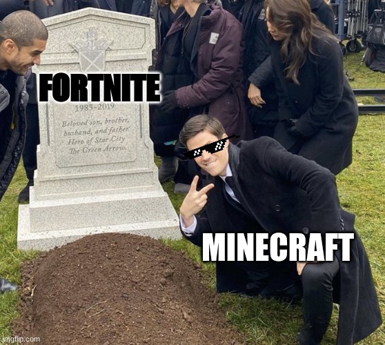 Barry Allen Grave | FORTNITE; MINECRAFT | image tagged in barry allen grave | made w/ Imgflip meme maker