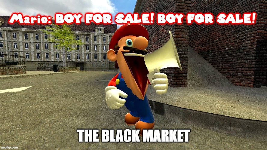 Boy for sale | THE BLACK MARKET | image tagged in boy for sale | made w/ Imgflip meme maker