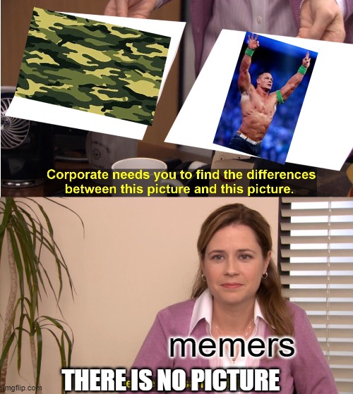 there is no picture | memers; THERE IS NO PICTURE | image tagged in memes,they're the same picture | made w/ Imgflip meme maker