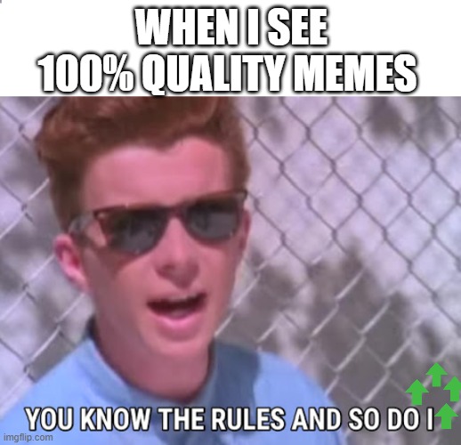 WHEN I SEE 100% QUALITY MEMES | made w/ Imgflip meme maker