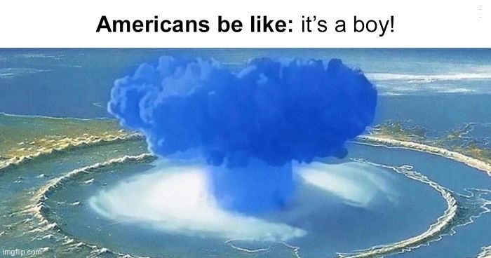 I also have a bored panda account check it out. |  it’s a boy! Americans be like | image tagged in wildfires,mushroomcloudy,blue,gender reveal | made w/ Imgflip meme maker
